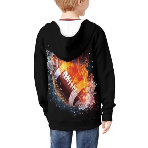 Image of Biyejit Kids Novelty 3D Graphic Printed Hooded Sweatshirt