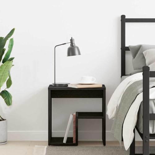 Table de chevet noire compacte pour optimiser les petits espaces de nuit - 5