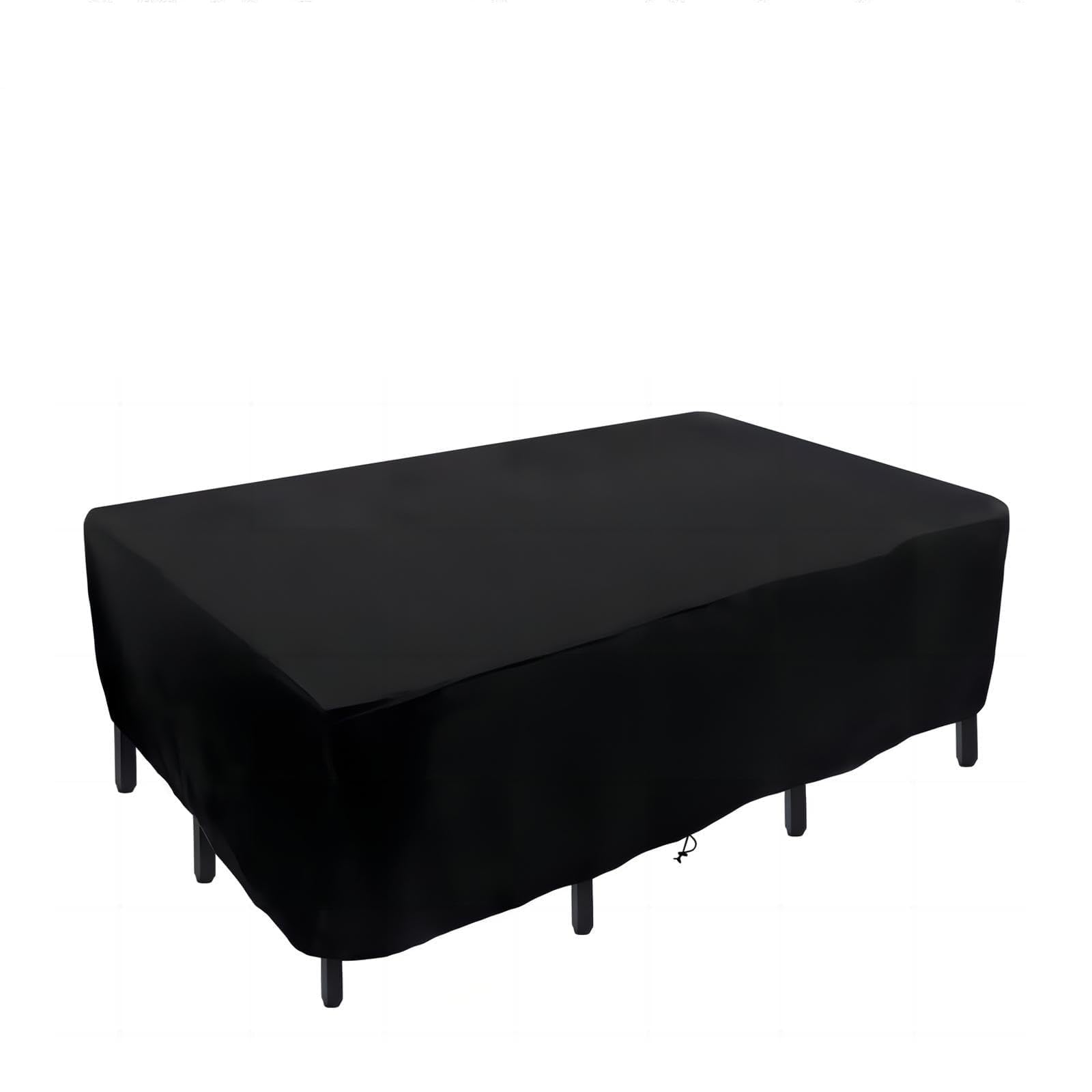 Gartenmöbel Abdeckung Wasserdicht 200x160x80cm/LxWxH Schutzhülle Gartenmöbel Abdeckplane Gartentisch Abdeckung Abdeckhaube Gartenmöbel Loungemöbel Wasserdicht Anti-UV Staubdicht Oxford Gewebe