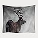 YDyun Sypialnia akademik wezgłowie gobeliny wystrój domu dekoracyjny koc z nadrukiem z serii jeleń