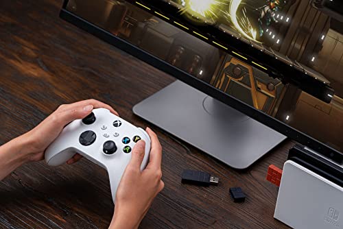 8BitDo Wireless USB Adapter 2 for Switch/Switch 2, Windows PC, Mac & Raspberry Pi, Compatible with Xbox Series X & S Controller, Xbox One Bluetooth Controller, Switch Pro and PS5 Controller (Black) by 8Bitdo - Image 6