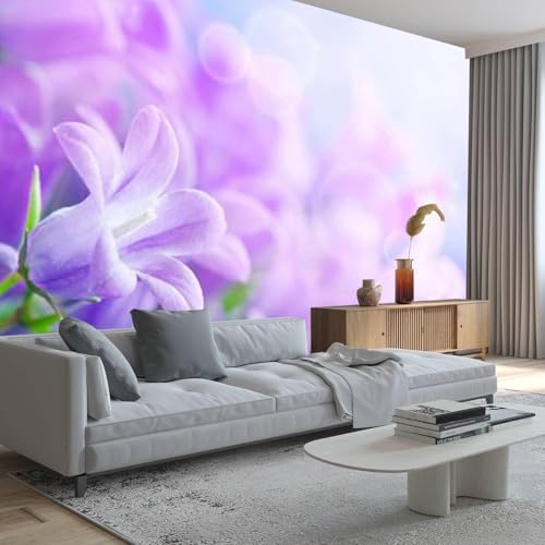 Papier peint photo 3D fleurs amovible grand poster mural salon couloir 368x254
