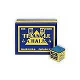 JBB Billiards Snooker & Pool Chalk for Cue Sticks, 12 pcs, Blue