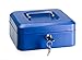 Arregui C9225 Caja de Caudales de Acero, 20 cm de Ancho, con Bandeja multifunción, Azul, 200 x 90 x 160 mm