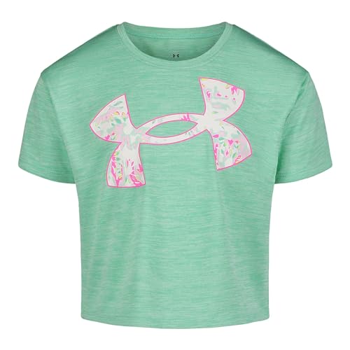 Image of Under Armour Girls Girls Short Sleeve Shirt, Crewneck, Lightweight and Breathable Athletic-t-Shirts