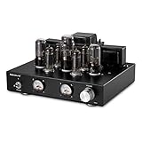 Nobsound 6P1 6.8W x 2 Vacuum Tube Power Amplifier; Stereo Class A Single-Ended Audio Amp Handcrafted