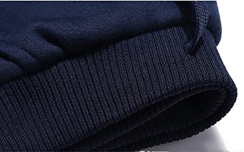 JiangWu Hoodies for Men Winter Heavyweight Fleece Sherpa Lined Zipper Sweatshirt Jackets3