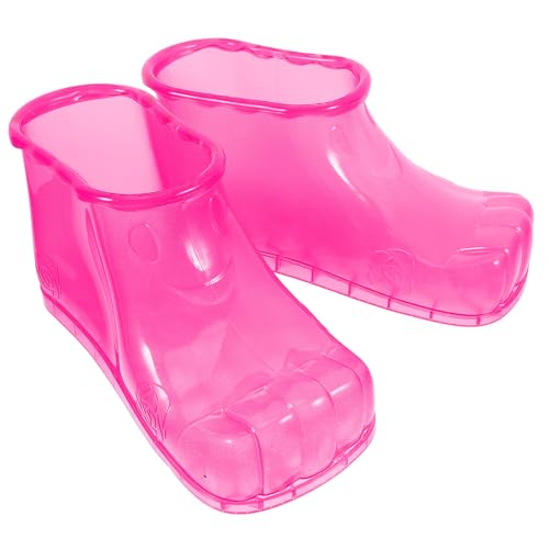 Bottes de trempage pieds rouge 12.5 cm pour traitement de spa à domicile