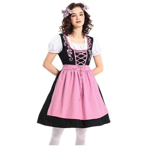 Robe moderne Dirndl avec tablier en dentelle pour sublimer votre silhouette