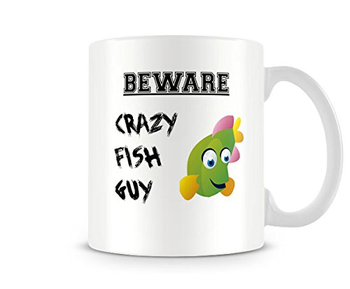 ABCI Beware - Crazy Fish Guy - Great Gift/Present Idea