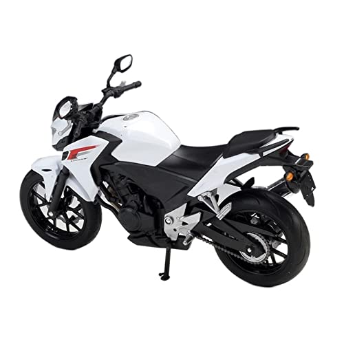 Motocicleta a escala Honda CB500F 1:10, adorno coleccionable con detalles realistas