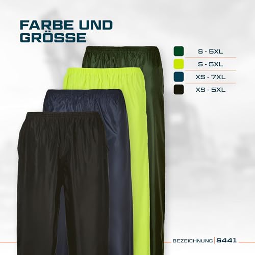 Portwest Klassische Regenhose für Erwachsene, Größe: M, Farbe: Gelb, S441YERM