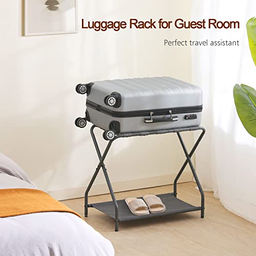 Amhancible HLR02GY Luggage Rack, Set Of 2 thumb #6