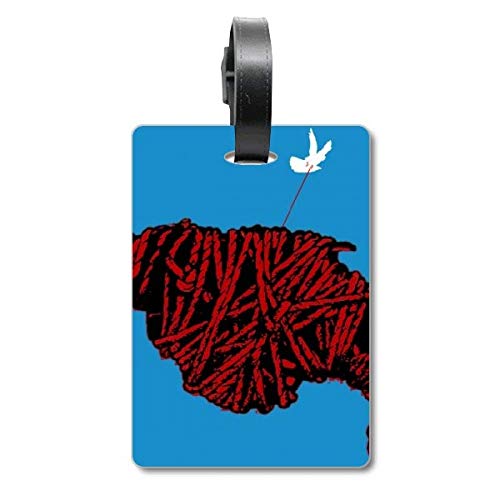 Étiquette d'identification Peace accessoire bagage anti-guerre et voyage