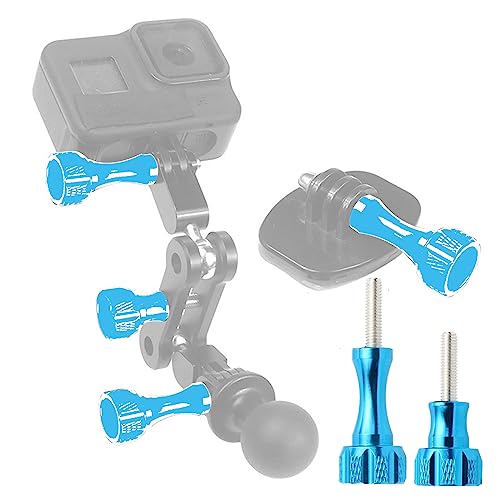 Tornillos de aluminio anodizado de alta precisión compatibles con cámaras Insta360 ONE y GoPro 2