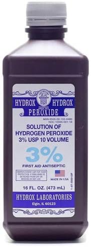 Hydrox Hydrogen Peroxide 3% USP 16oz