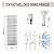 Tongmo 3 ft x 100 ft Galvanized Welded Wire Fence, 16GA Garden Chicken Wire Fence Roll, Mesh Size 2" x 4"Hardware Cloth, Ideal for Yard Protection and Poultry Netting