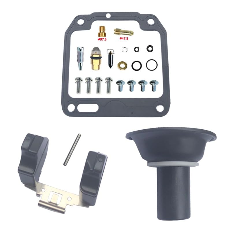 Kit réparation carburateur XC125A Flame gicleur ralenti 97.5 et joint nitrile pour moteur 125
