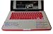 iPearl High Grade Silicone Keyboard Skin Cover for MacBook / Pro / Air in Retail Packaging - RED
