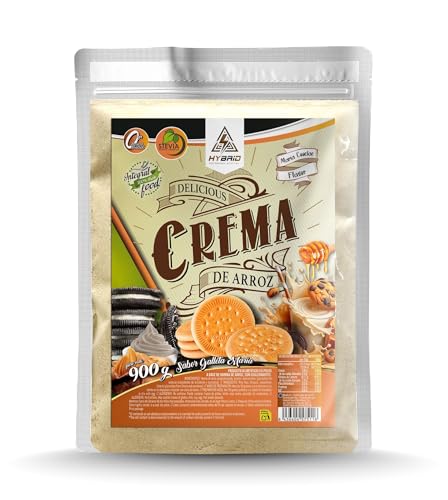 Crema de Arroz (900g) - Hybrid Sport Nutrition (900gr, Galleta María)