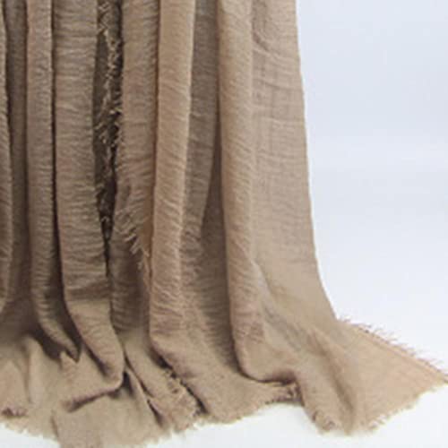 Esquirla Pacote com 5 echarpes femininos macios longos, liso, hijab, lenço de cabeça judaica, lenço