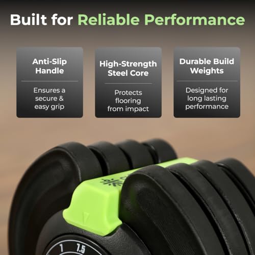 Image of Cult 10Kg Adjustable Kettlebell | 12 Weight Options (1kg-10kg) | One-Hand 1-Second Dial | Compact & Durable Home Gym Kettlebell - Black