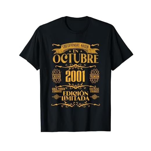 Las Leyendas nacen en Octubre de 2001 - 21 años Cumpleaños Camiseta