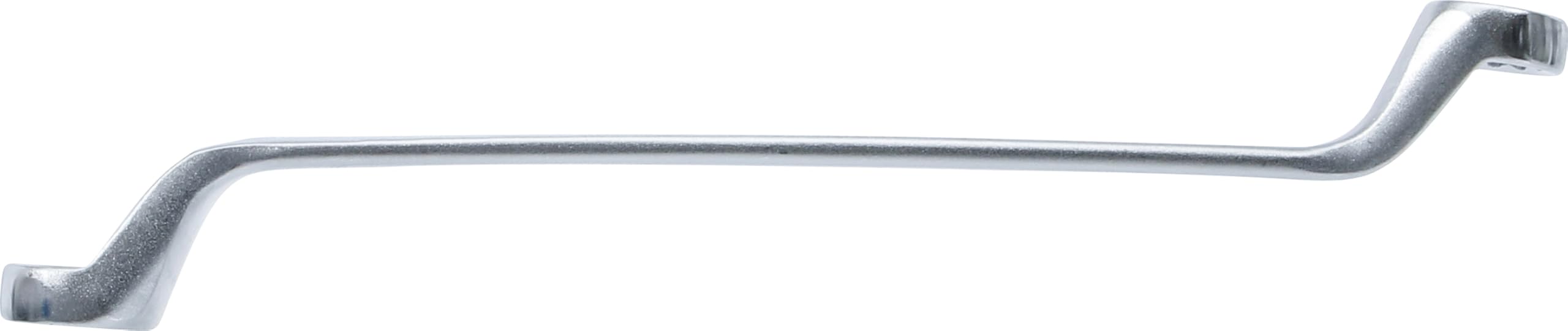 BGS 30306 | Zestaw kluczy oczkowych dwustronnych | głęboko odsadzone | 6 x 7 - 20 x 22 mm | 8 szt.