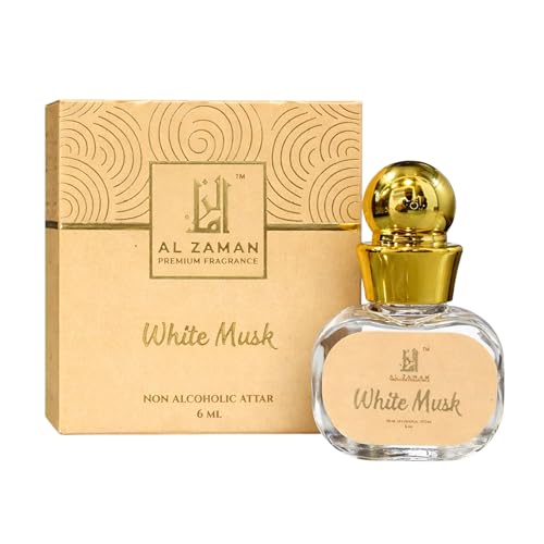 Image of White Musk Attar for Men & Women | Arabic & French Blend | White Floral, Fresh Accord, Musk, Fragrance Notes | Long-Lasting Non-Alcoholic Roll-On Attar | Ideal Gift | 6ML