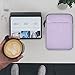 11 Inch Tablet Sleeve for iPad Pro M4 & Air M3 M2, iPad A16, Galaxy Tab A9+/ A9+ Plus, Air 5/4/3, iPad 10/9/8th Gen Case Bag, Purple