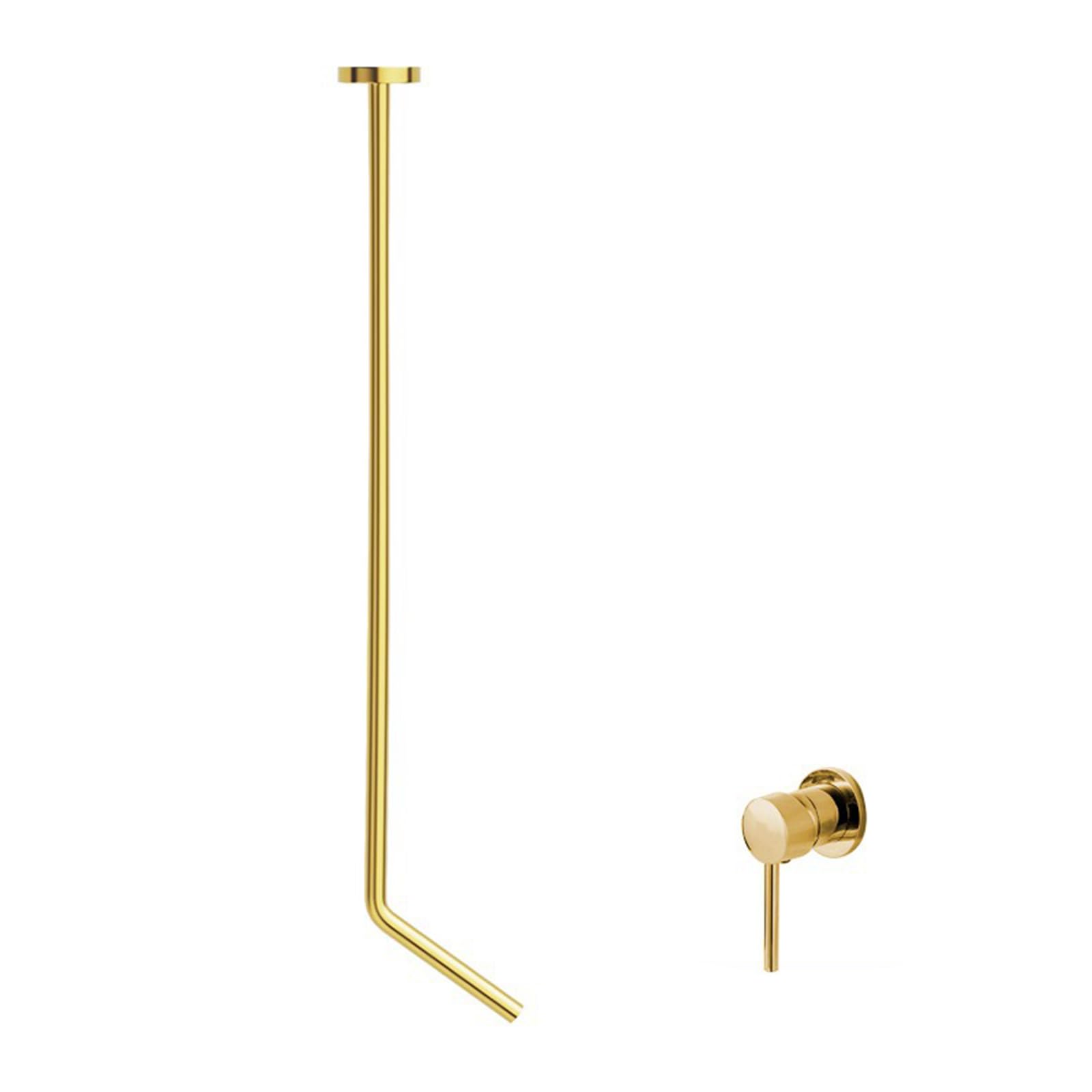 Ceiling Drip Basin Faucet Concealed Basin Tap Hot and Cold Brass Single Handle Wall Mounted Bathroom Sink Taps Mixers Chrome (d)