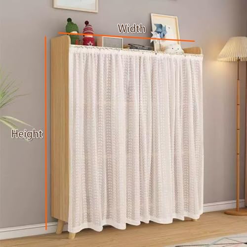 Cortinas de armario lavables que protegen tu cocina contra el polvo de forma discreta 8