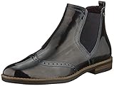 budapester damen schwarz  Tamaris Damen 1-1-25313-23 Chelsea Boots, Blau (Navy Patent 826), 38 EU