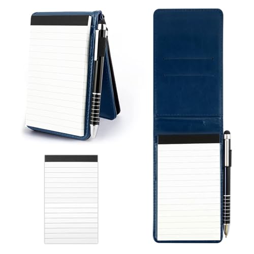 📖【Inserto largo】Questo taccuino in pelle PU A7 ha spazio sufficiente per scrivere (100 pagine in totale), ideale per conferenze, fiere, eventi aziendali, back-to-school, prendere appunti, diari di viaggio e forniture per ufficio.