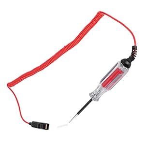 Digitale circuittester, draagbaar 3-48V met 3,3 m veerdraadcircuittester, voor 3-48V-bedrading en circuits Controleer…