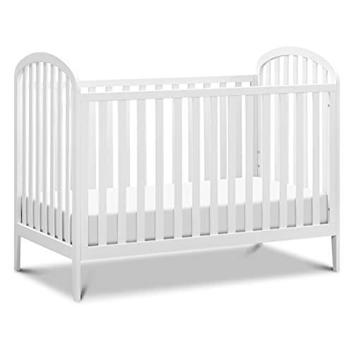 Image of Davinci Beau 3-in-1 Baby Crib Convertible to Toddler Bed, Daybed - Durable and Easy to Assemble - GREENGUARD Gold Certified - 4 Adjustable Mattress Heights, Conversion Kit Sold Separately - White