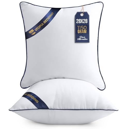 Utopia Bedding 28x28 Throw Pillow Inserts (2-Pack)