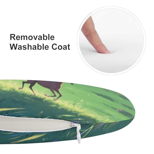 Cojín de asiento para cama o sofá Aurora con funda lavable exterior 4