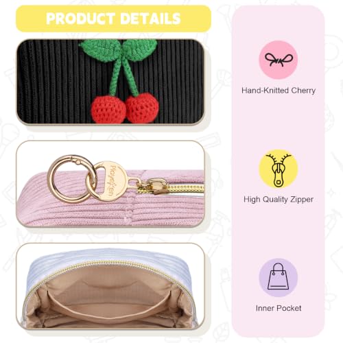 Image of Period Bag for Teen Girls, Corduroy Sanitary Napkin Storage Bag, Menstrual Pad Pouches Tampon Holder for Purse