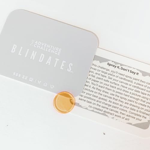 The Adventure Challenge Blind Dates, 30 Scratch-Off First Dates, Online Dates and Low Stakes Hangs, Date Night Ideas for First Dates and New Couples, for Singles