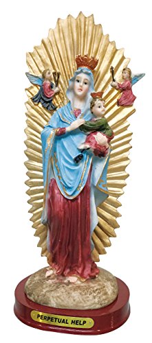 8 Inch Our Lady of Perpetual Help Statue Holy Figurine Religious Decoration Estatua (8 Inch)