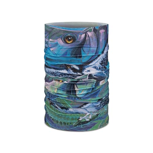 Image of BUFF CoolNet UV Neck Gaiter, UPF 50 Sun Protection, Breathable, Versatile, Quick Dry Face Mask, Fishing Designs, Adult Size