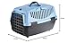 TRIXIE Transportbox Capri 1, XS: 32 × 31 × 48 cm - Tragegriff - Kunststoff - dunkelgrau/pastellblau - 39812