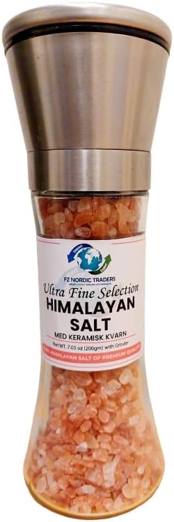 Himalayan Salt with Stainless Steel Glass Gringer, GGSC-01
