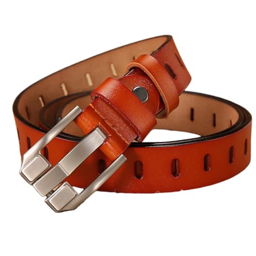 Katutude Women's Belt Cowhide Leather Belt Pin Buckle Waist Belt 2024 Trendy Jeans Dresses Pants Fashion Belts