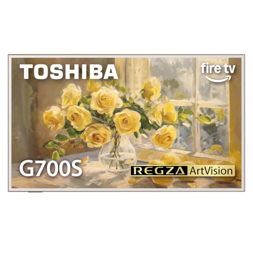 Toshiba 55" G700 Series ArtVision 4K UHD Smart Fire TV (55G700SU, 2026 New) - QLED, Native 165Hz, Art Gallery Mode, Anti-Glare Screen, REGZA Engine ZRi, DTS Virtual:X, Included Art Frame