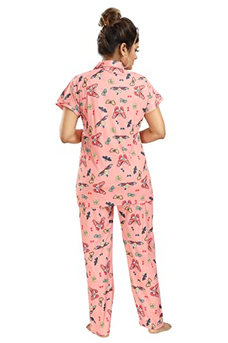 Image of Creation Butter Fly Print Night Suit for Women /Girls