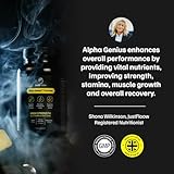 JustFloow Alpha Genius® Testosterone Supplements for Men - Improve Recovery, Energy Levels & Muscle Function - Testosterone Booster Formulated with Tribulus Terrestris, D-Aspartic Acid & Maca Roots - Image 5