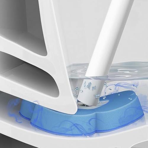 Image of CRIYALE 12pc Disposable Toilet Brush Refills, Toilet Cleaning Sponge for Supreme Deep Cleaning and Hygienic Bathroom Maintenance Household Products Accessory (12 Blue Only Refilles)