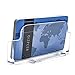 4 Pack Clear Plastic Business Card Holder,Acrylic Business Card Display for Desk Business Card Stand